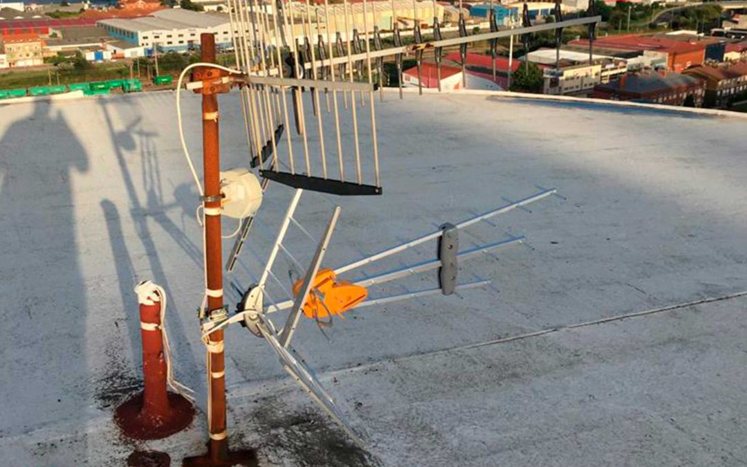 Reparación de antena  en Avilés